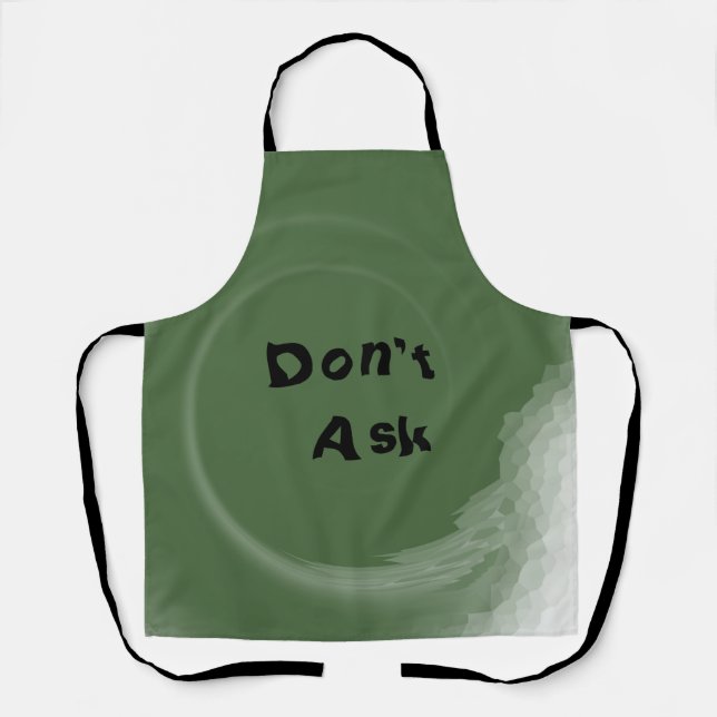 Delantal Don't Ask (Anverso)