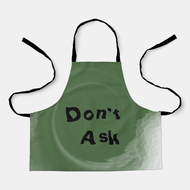 Delantal Don't Ask (Anverso)