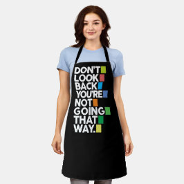 Delantal Don't look back