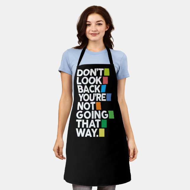 Delantal Don't look back (Gastado)