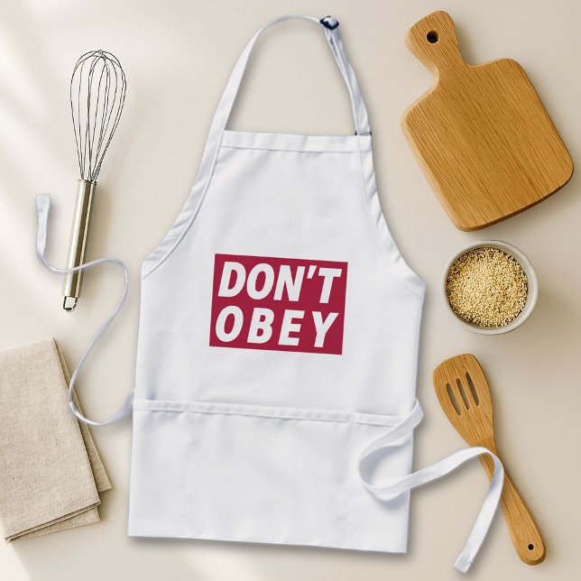 Delantal Don't Obey Portland Frog Protest (Subido por el creador)