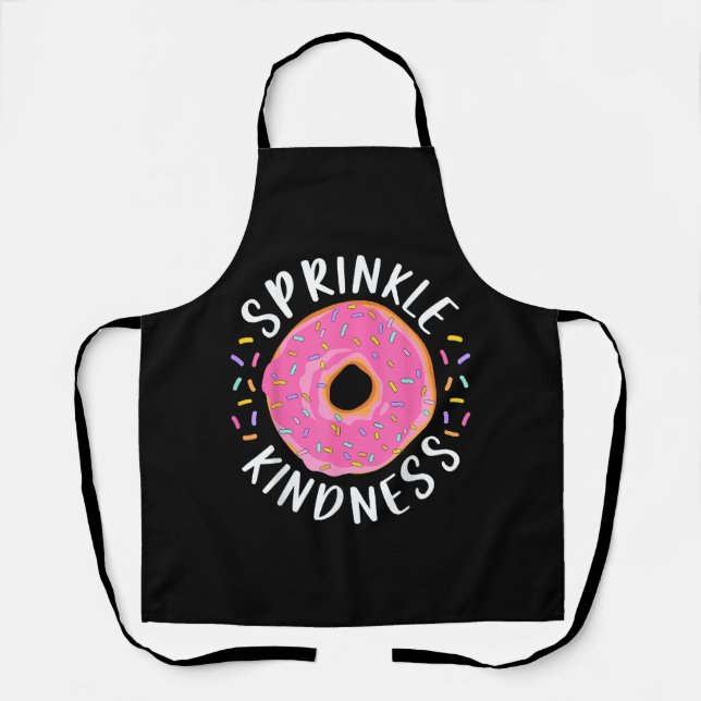 Delantal Donut Sprinkle Kindness Chicas graciosas (Anverso)