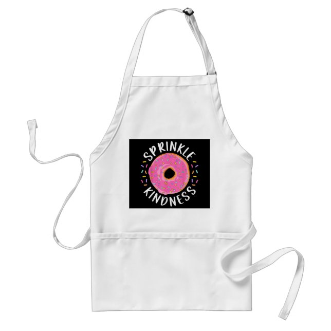 Delantal Donut Sprinkle Kindness Chicas graciosas (Frente)