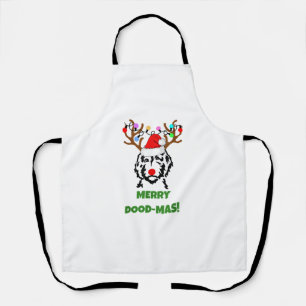 Delantal Dood Doodle Dood-Mas Funny Dog Navidades