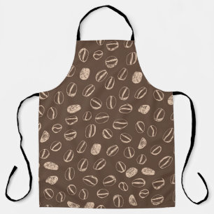 Delantal Doodle personalizado dibujado a mano con granos de