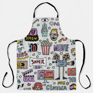 Delantal Doodles de la serie de televisión: Divertido conju