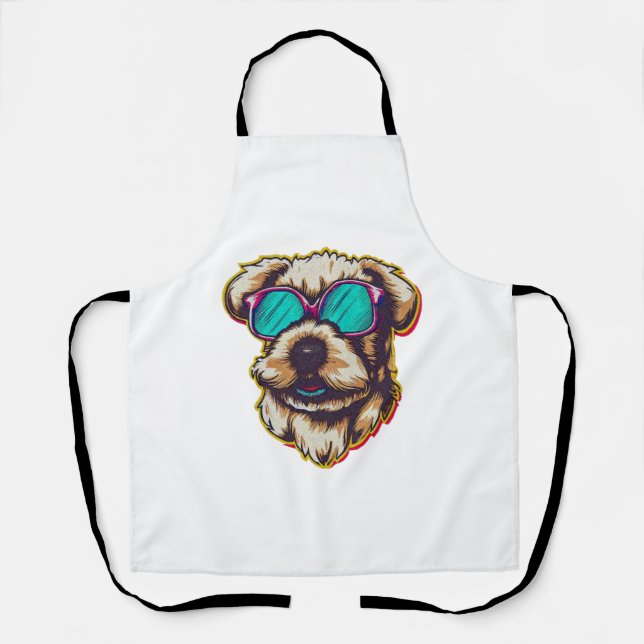 DELANTAL DORABLE D O G CON VIDRIO SOLAR (Anverso)