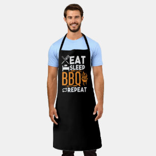 Delantal Dormir BBQ Gran Apron Negro