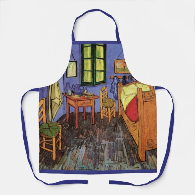 Delantal Dormitorio de Vincent van Gogh en Arles (Anverso)