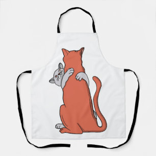 Delantal Dos Gatos Abren Amistad