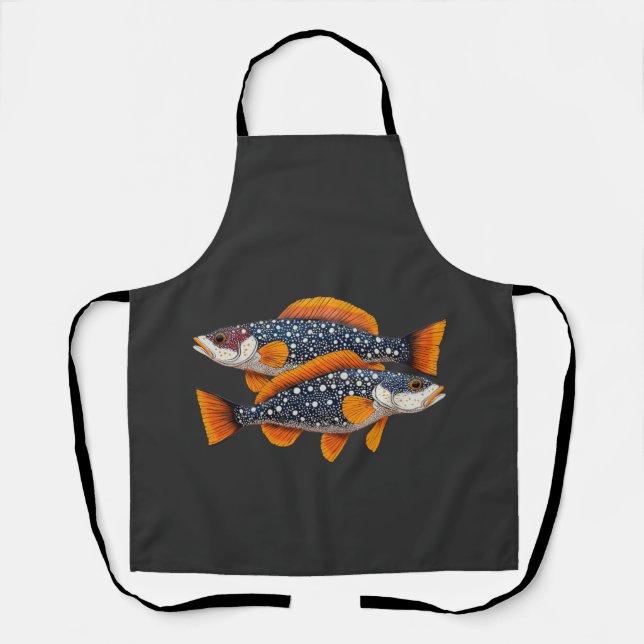 Delantal Dos peces manchados (Anverso)