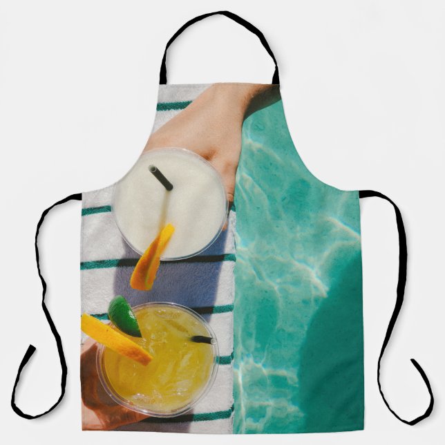 Delantal Dos tazas de jugo (Anverso)