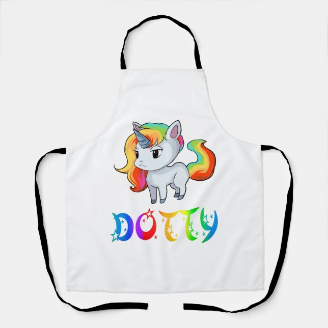 Delantal Dotty Unicorn (Anverso)