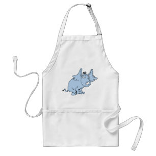 Delantal Dr. Seuss   Aspecto lateral Horton