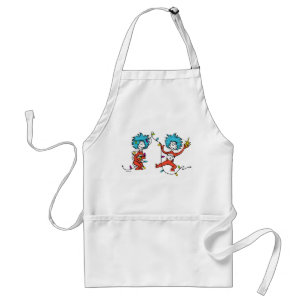 Delantal Dr. Seuss El Grinch La Cosa 1 y La Cosa 2 Bail