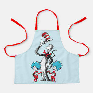 Delantal Dr. Seuss   Gato en el Gorra, cosa uno y cosa dos