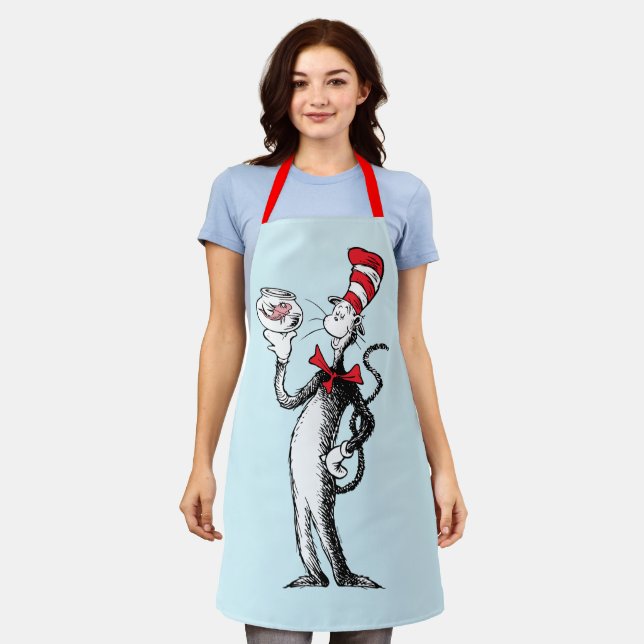 Delantal Dr. Seuss | Gato en el Gorra y Krinklebine (Gastado)