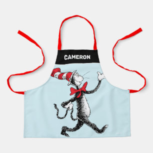 Delantal Dr. Seuss   Gato en la caminata del gato Gorra