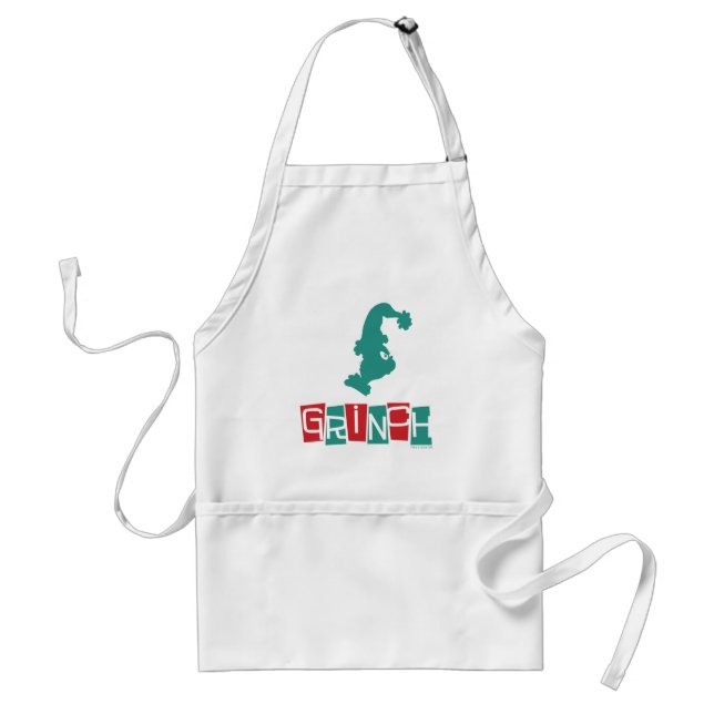Delantal Dr. Seuss | Grinch - Rojo & Verde (Frente)