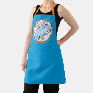 Delantal Dr. Seuss Horton Escucha a Quién Puntos Naranjas