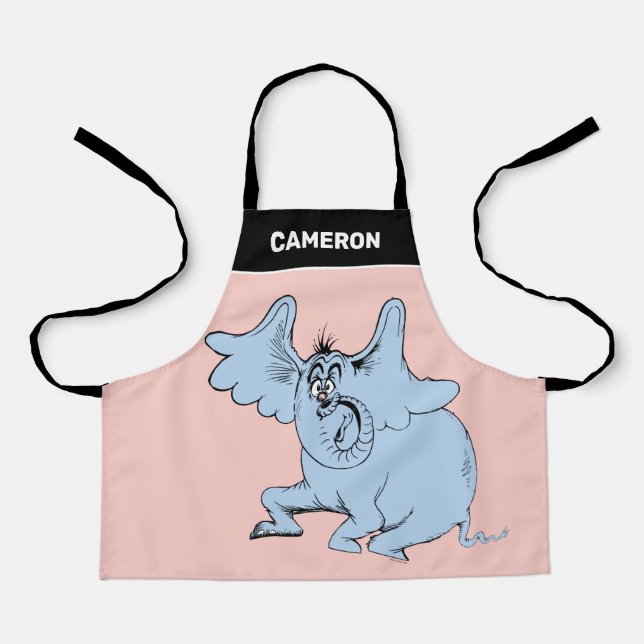 Delantal Dr. Seuss | Horton y el espectro del polvo (Anverso)