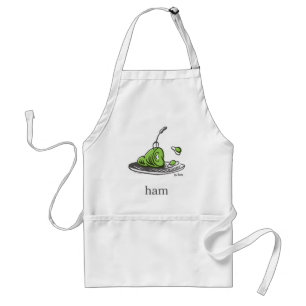 Delantal Dr. Seuss   Huevos verdes con jamón