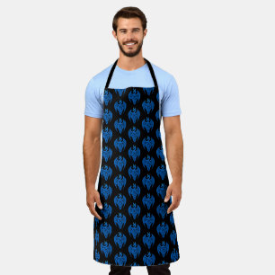 Delantal Dragón celático azul