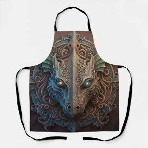 Delantal Dragón de estilo de gárgola medieval