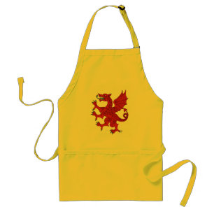 Delantal Dragon Rampant Gules