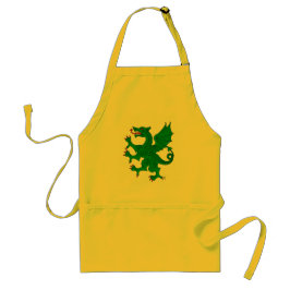 Delantal Dragon Rampant Vert