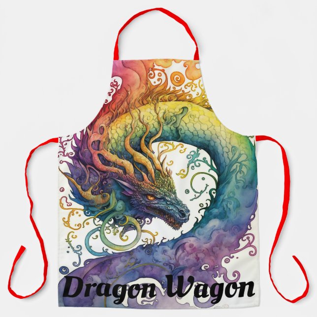 Delantal Dragon Wagon Food Cart Apron (Anverso)