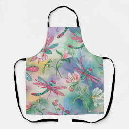 Delantal Dragonfly floral