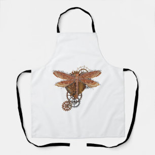 Delantal Dragonfly Steampunk T Shirt Vintage Gears Gótico H