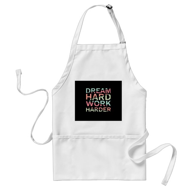 Delantal Dream Hard Work Hard Classic (Frente)