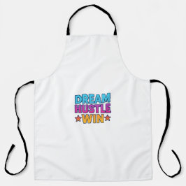 Delantal Dream Hustle Win - Apron Motivacional