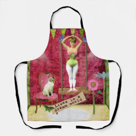 Delantal Dream World Vintage Funky Ballerina Alteración del