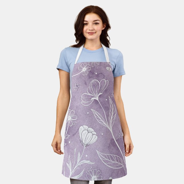 Delantal Dreamy Floral Apron – Cook with Art & Soul (Gastado)