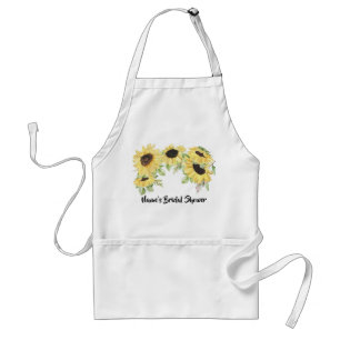 Delantal Ducha Bridal Personalizada Apron-Autografiable!  E