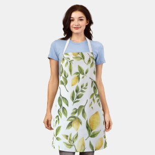 Delantal Ducha de Novia Mediterránea Limón Amarillo Sorrent
