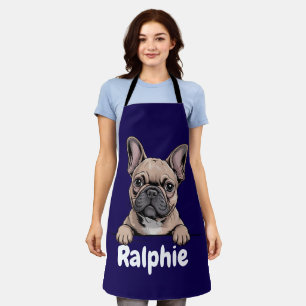 Delantal Dueño de Perro Personalizado Bulldog Francés Masco
