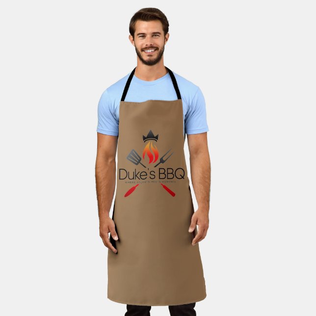 Delantal Dukes BBQ Apron1 (Gastado)