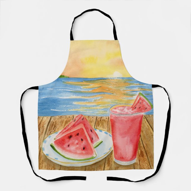 Delantal Dulce Sandía Verano (Anverso)