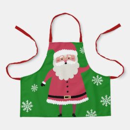 Delantal Dulce Santa Claus de dibujos animados Navidades fe