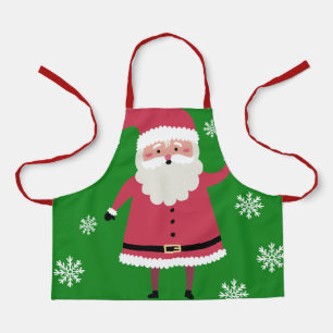 Delantal Dulce Santa Claus de dibujos animados Navidades fe
