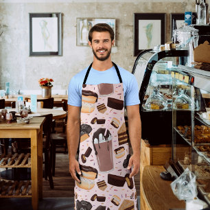 Delantal Dulce trapos Chocolate Donut Mocha Mantequilla de