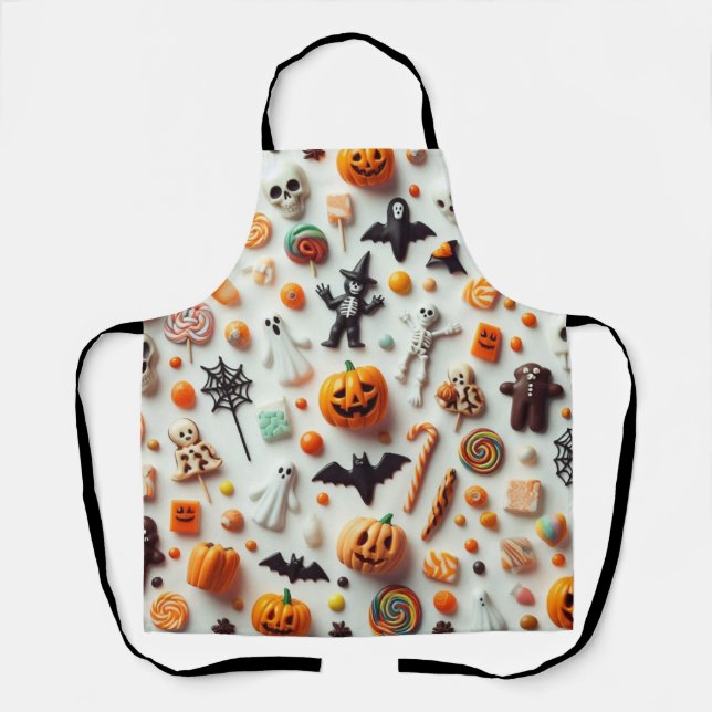 Delantal Dulces de Halloween (Anverso)