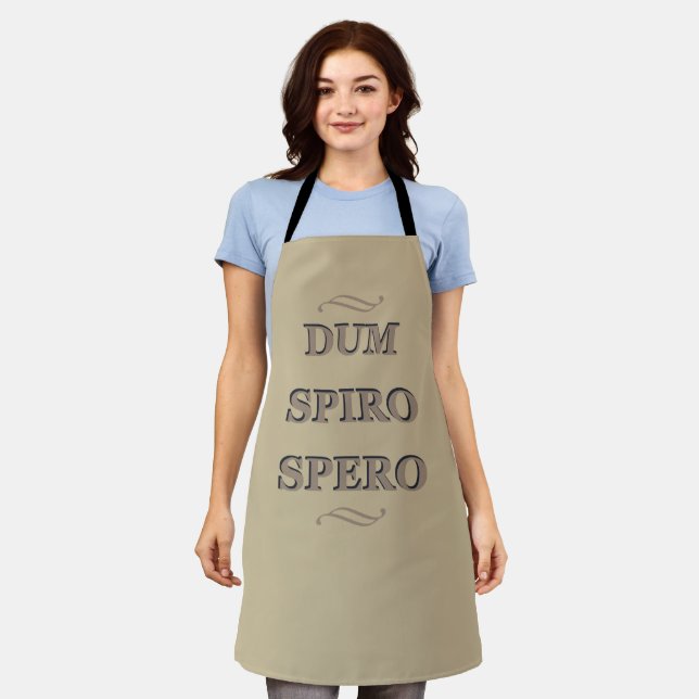 Delantal Dum spiro (Gastado)