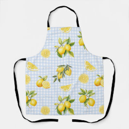 Delantal Duraznificar Gingham de Limón