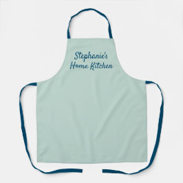 Delantal Duste aqua y protector personalizado de cocina cas