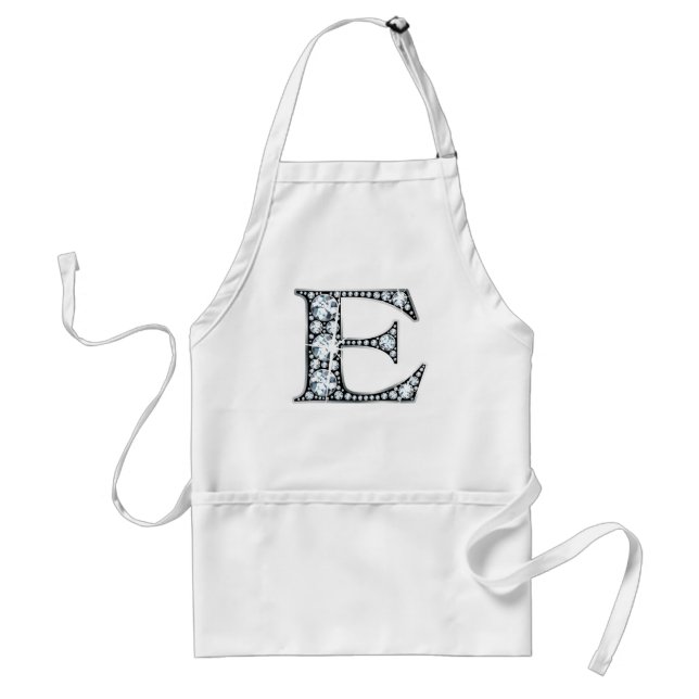 Delantal "E" Diamond Bling Apron (Frente)